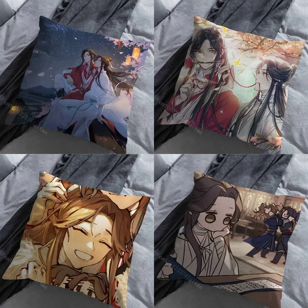 

Heavens official's Blessing Pillow Case For 30x30cm,45x45cm,55x55cm, For Home Bedroom Decoration And Protector