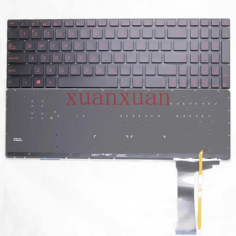 New Keyboard with backlit for ASUS N551 G58 N552 G771 GL552 GL551 ZX50J FX-PLUS PRO6700 6300  FX50