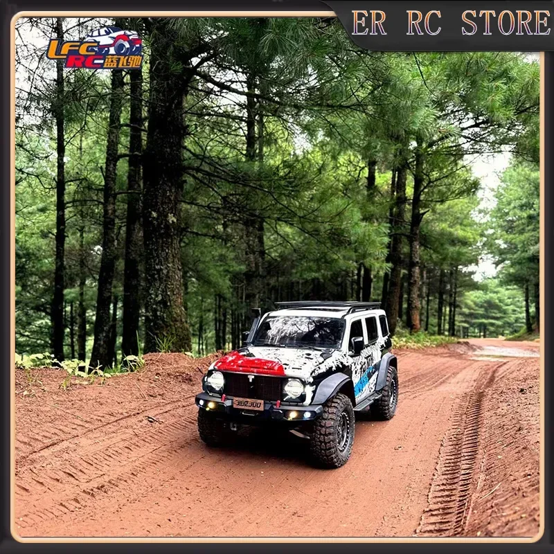 Thunder God KM1/8 Tank TANK300 Controle Remoto Modelo de carro RC com tração nas quatro rodas Veículo de simulação off-road Brinquedo para maiores de 14 anos