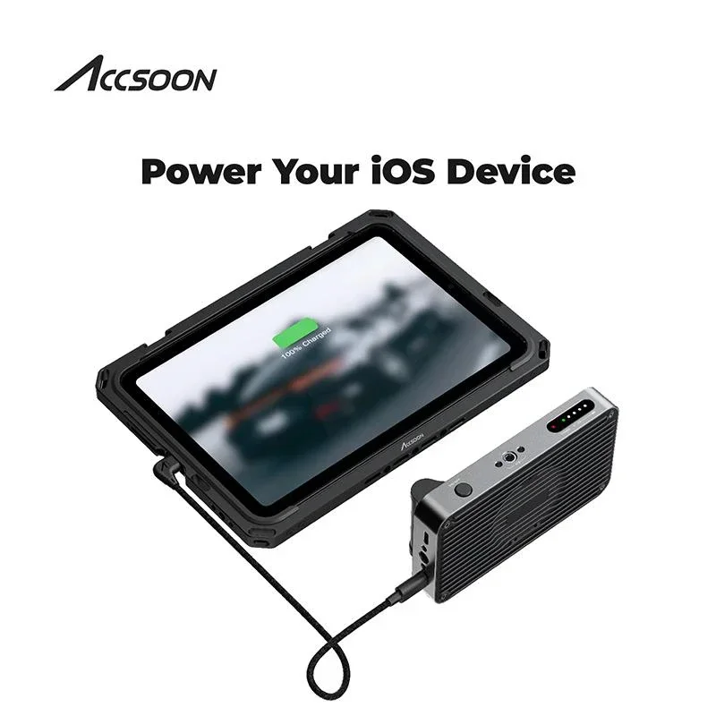 Accoon-Adaptador SeeMo Pro, 1080P HD, Monitor, Câmera, Transmissão sem fio, iPhone, iPad, Computador, SDI, HDMI para USB C