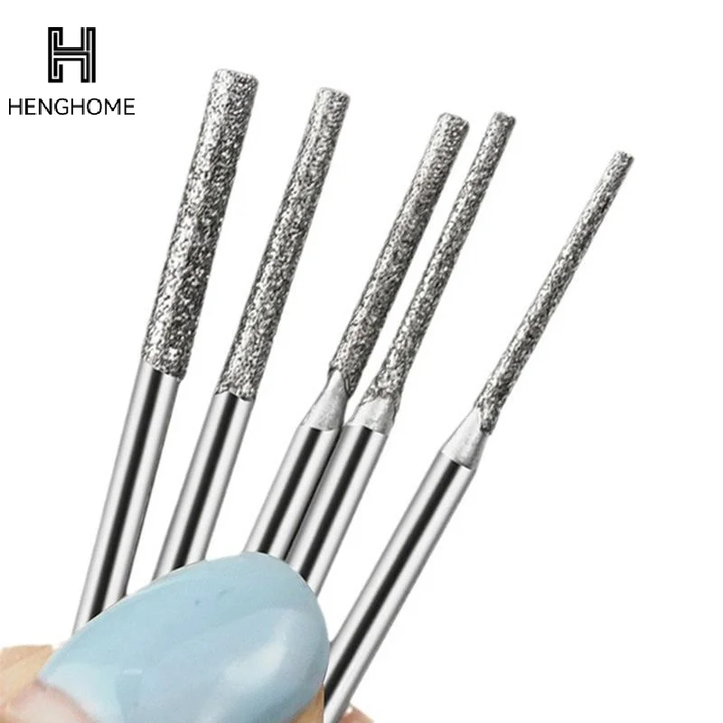 

10Pcs 0.8-2.5mm Coated Drill Bits 2.35mm Shank Glass Jade Amber Jewelry Drill Bits For Drilling Glass Woodworking