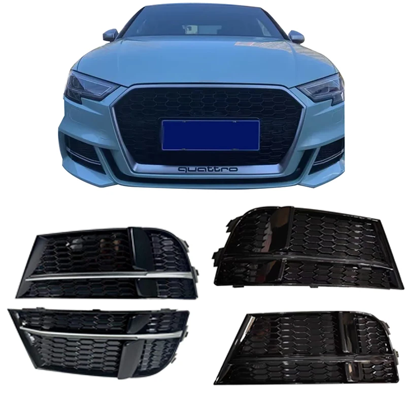 

Best-selling Auto Parts A3 Fog Light Cover RS3 Fog Lamp Cover Grille for Audi A3 2017 2018 2019