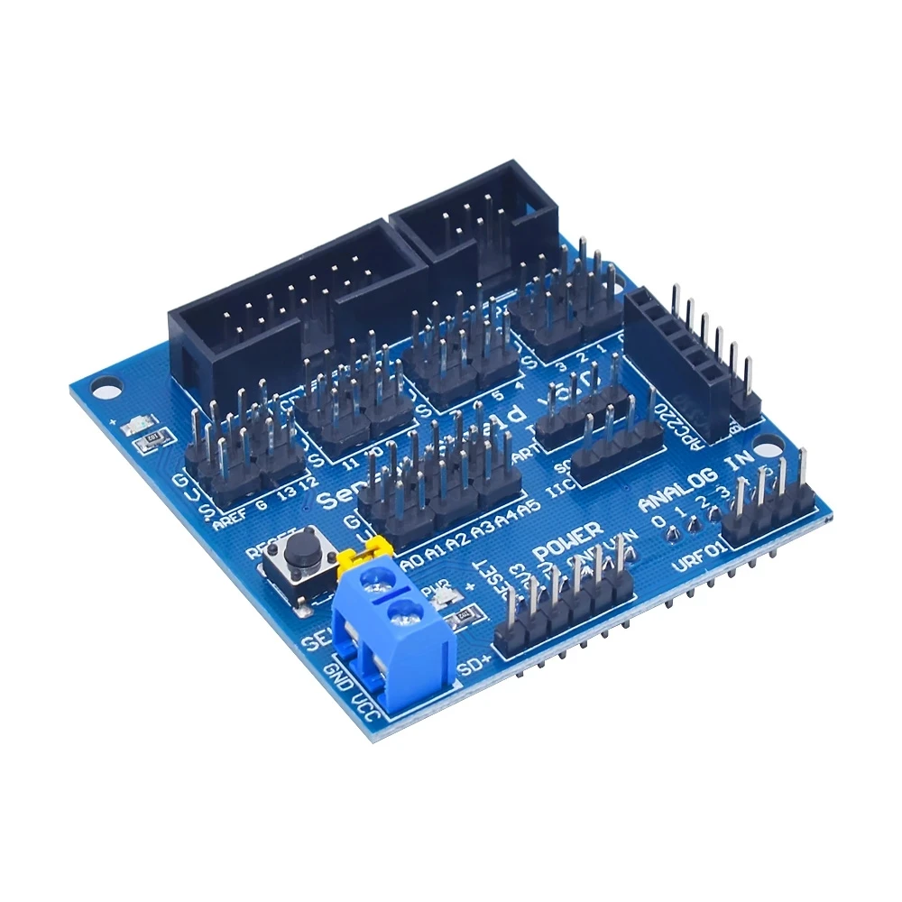 V5 Sensor Shield Expansion Board Shield For Arduino UNO R3 V5.0 Electronic Module Sensor Shield V5 expansion board