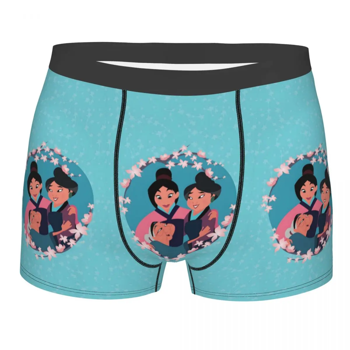 

Custom Novelty Mulan Princess Boxers Shorts Panties Men's Underpants Stretch Briefs Underwear