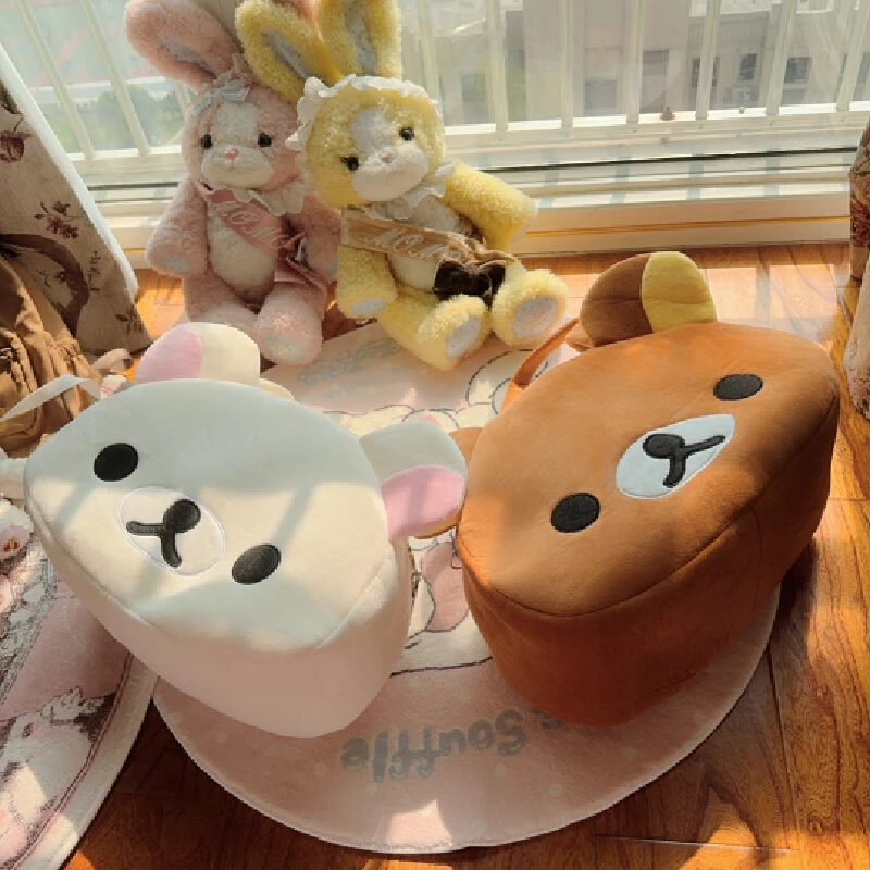 

Rilakkuma Large Capacity Handheld Crossbody Bag Cute Cartoon Anime Storage Travel Versatile Bag for Japanese Fans And Collectors
