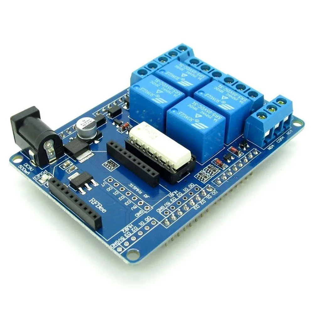4 Way 5V Relay Expansion Board Relay Shield V1.3 for Arduino Support Xbee Bluetooth Bee Wireless Programming