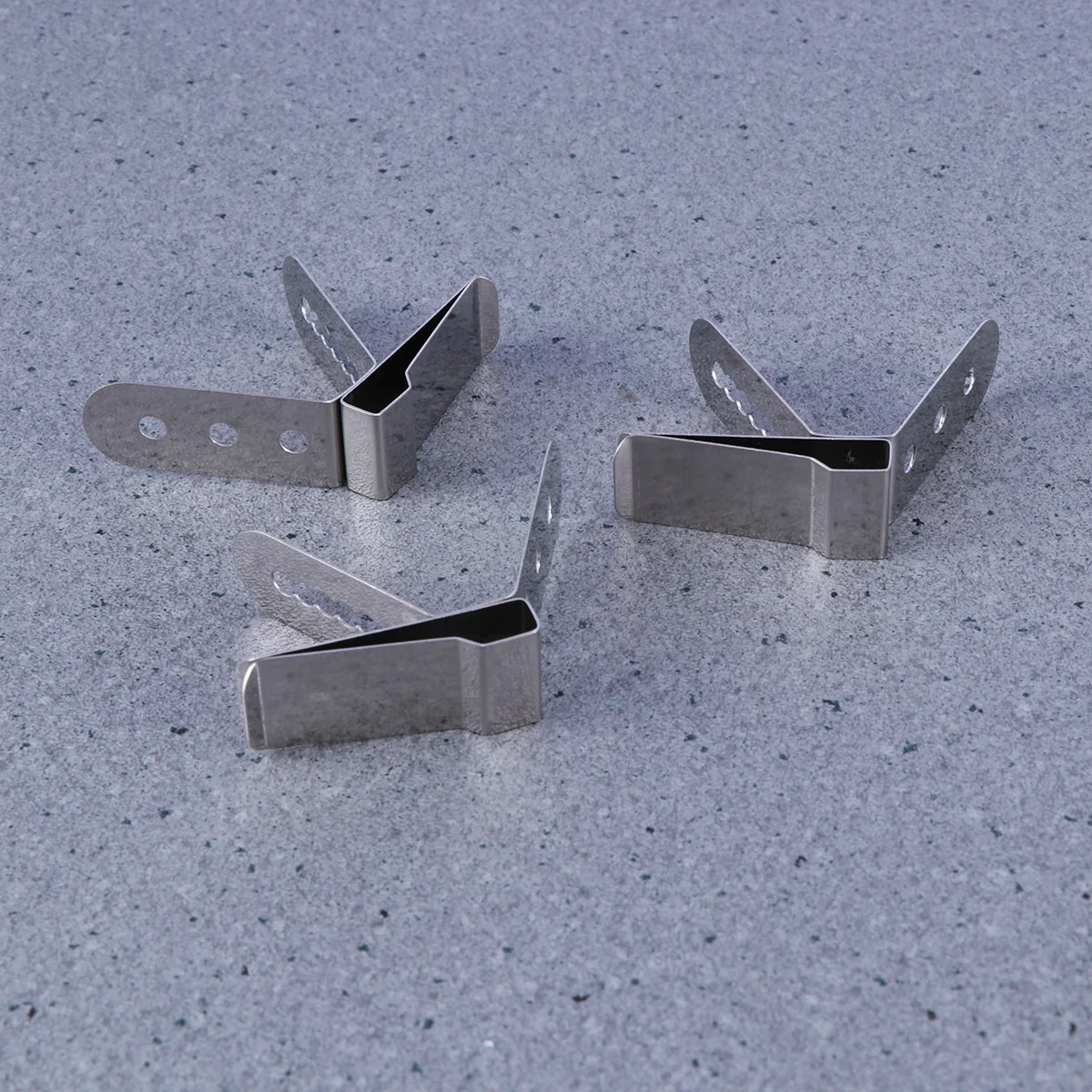 

3pcs Food Grade Stainless Steel Thermometer Holder Probe Clip For Smokers Grills Ovens Flexible Squeeze Design Accurate Reading