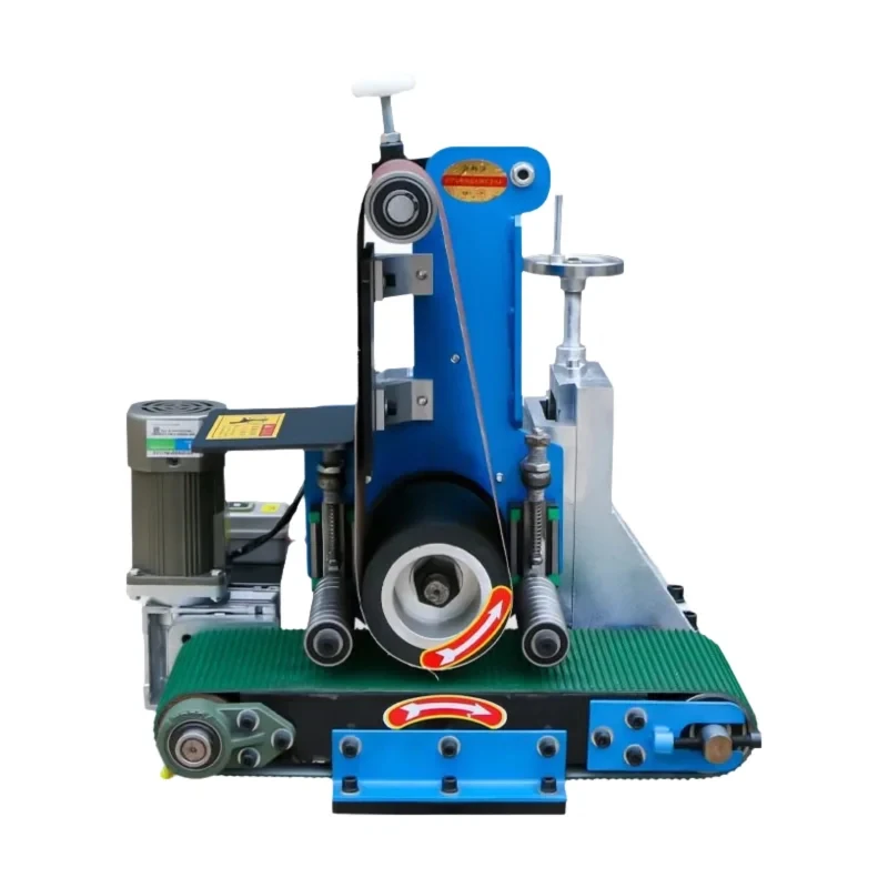 

Small Suace Polishing Hine Belt Sander Rust Deburring Oxide Scale Removal Benchtop Grinder Polisher