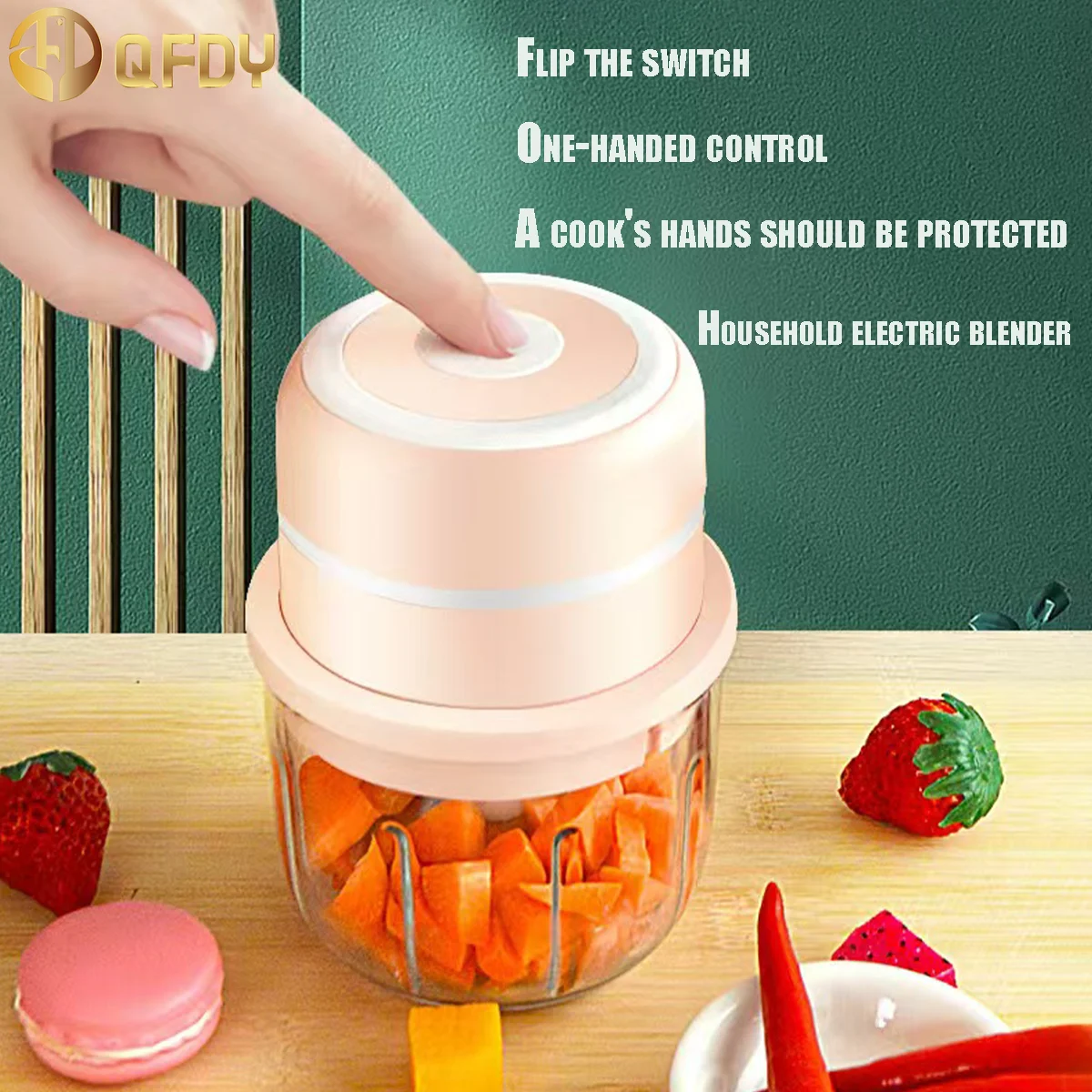 

Automatic home meat grinder baby auxiliary food shredder food processor Electric shredder garlic mash garlic machine