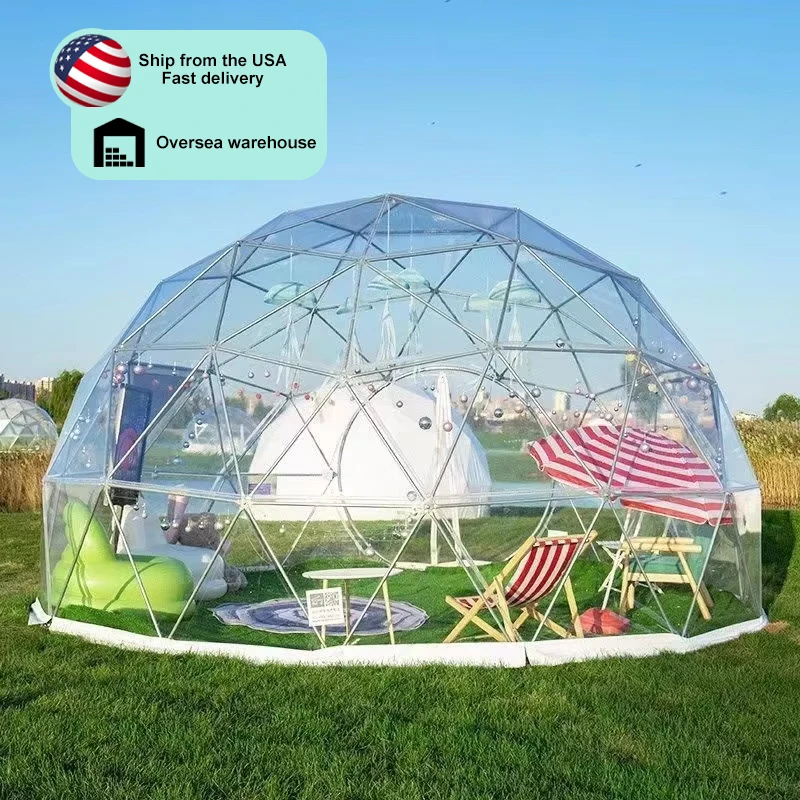 

Starry Sky Transparent Tent Eco-Friendly Windproof Waterproof UV Resistant Spacious 6-8 People Easy Assembly Outdoor Canopy