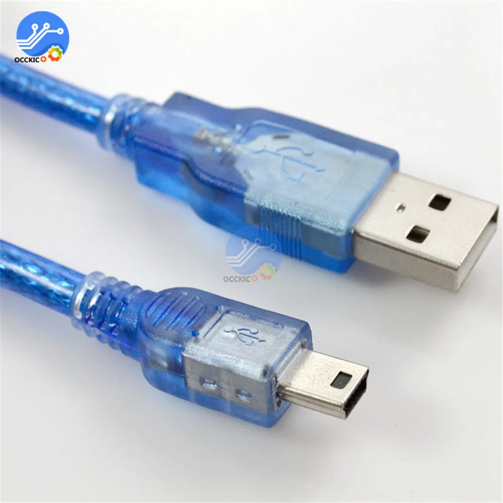 30CM 50CM 100CM Cáp USB USB 5pin T-Đầu T-Cổng Mini 5P 2.0 Cáp Dữ Liệu Cho MP3 MP4 Người Chơi Máy Ảnh Kỹ Thuật Số HDD
