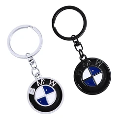 BMW Keychain Metal Emblem Black White keyring for e90 g26 e60 e46 f10 f30 e39 e36 f20 car motorcycle accessories Fashion Gifts