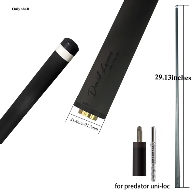 David Loman PRO Version Carbon Fiber Professional billiards cue