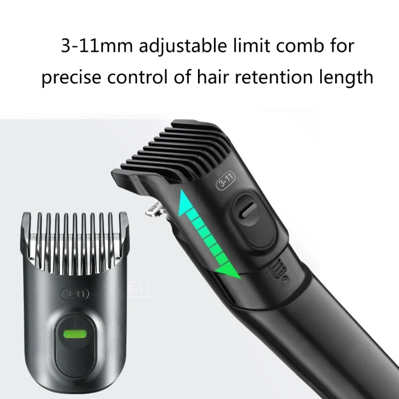 電動ヘアカッター電動ヘアトリマーひげトリマープロのトリミングツールステンレス鋼のヘアシェーピングツール