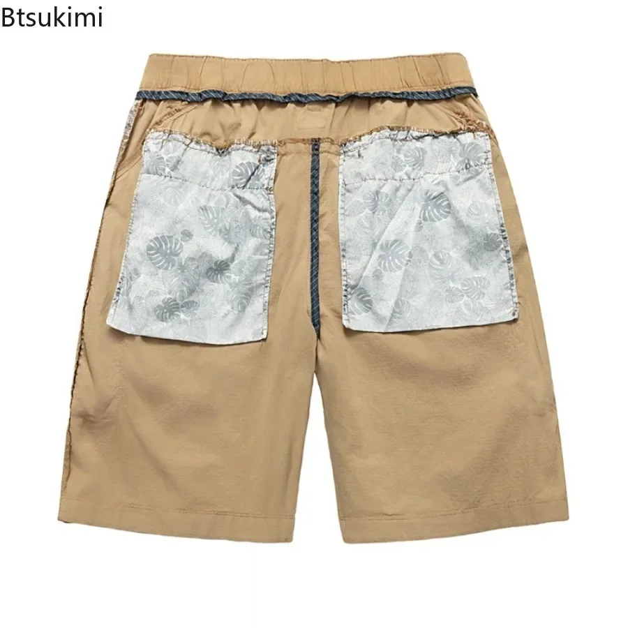 Men's Casual Shorts Summer Military Cargo Short Trousers Cotton Loose Sweatpants Men Fashion Solid Multi-pockets Tactical Shorts