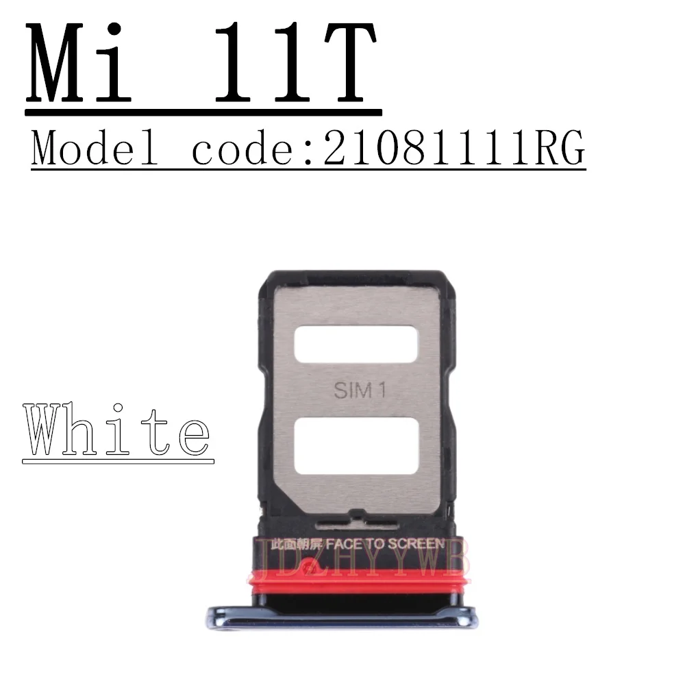 For Xiaomi 11T/11T Pro SIM Card Tray Slot Holder Adapter Socket Repair Parts Mi 11T Pro