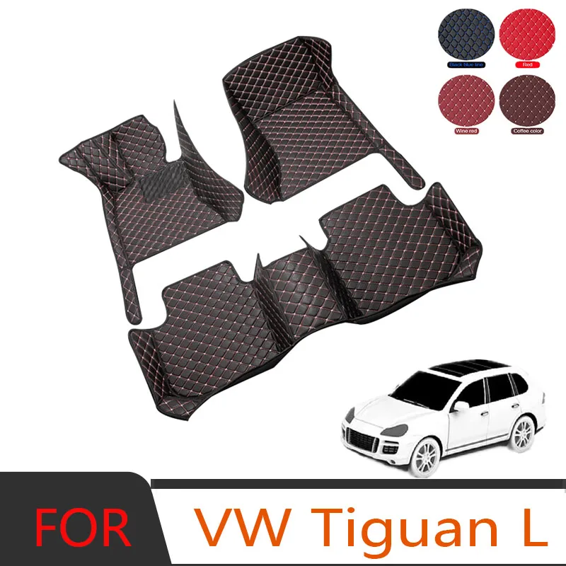 

Car Floor Mats For VW VW Tiguan L 2017-2023 20018 2019 2020 2021 Custom Auto Foot Pads Automobile Carpet Cover interior