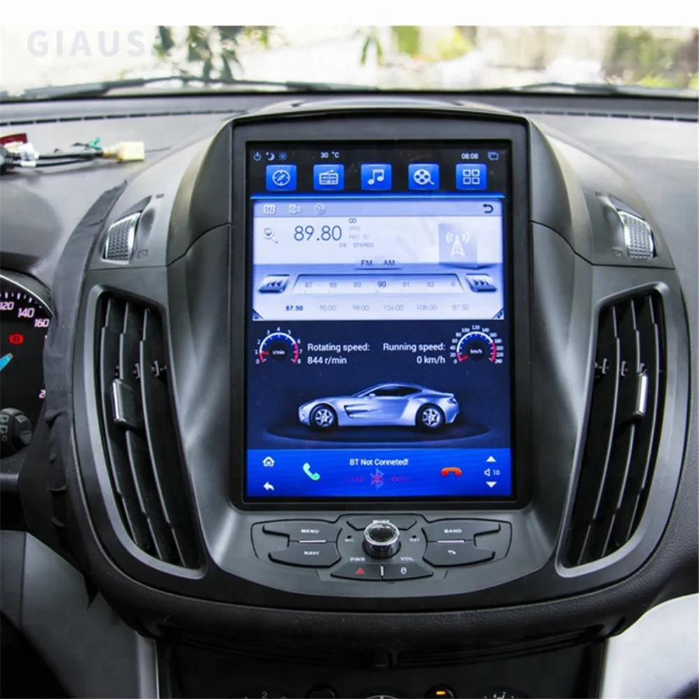 

Автомобильное радио с сенсорным экраном Android 14, для Ford C-MAX Kuga Escape 3 2012-2019, мультимедийный плеер, автонавигация, GPS Carplay, головное устройство