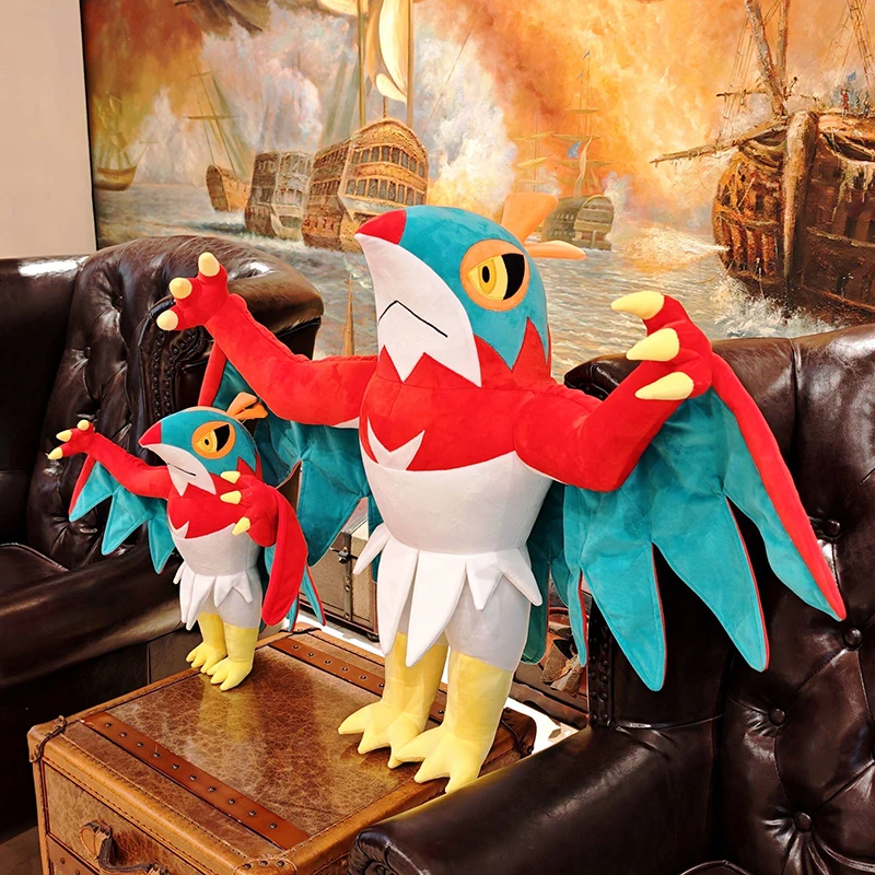 Pokemon Hawlucha Plush Toys Pokémon Anime Plushie Dolls 42cm/72cm Kawaii Soft Pillow Stuffed Birthday Gifts for Childrens Xmas