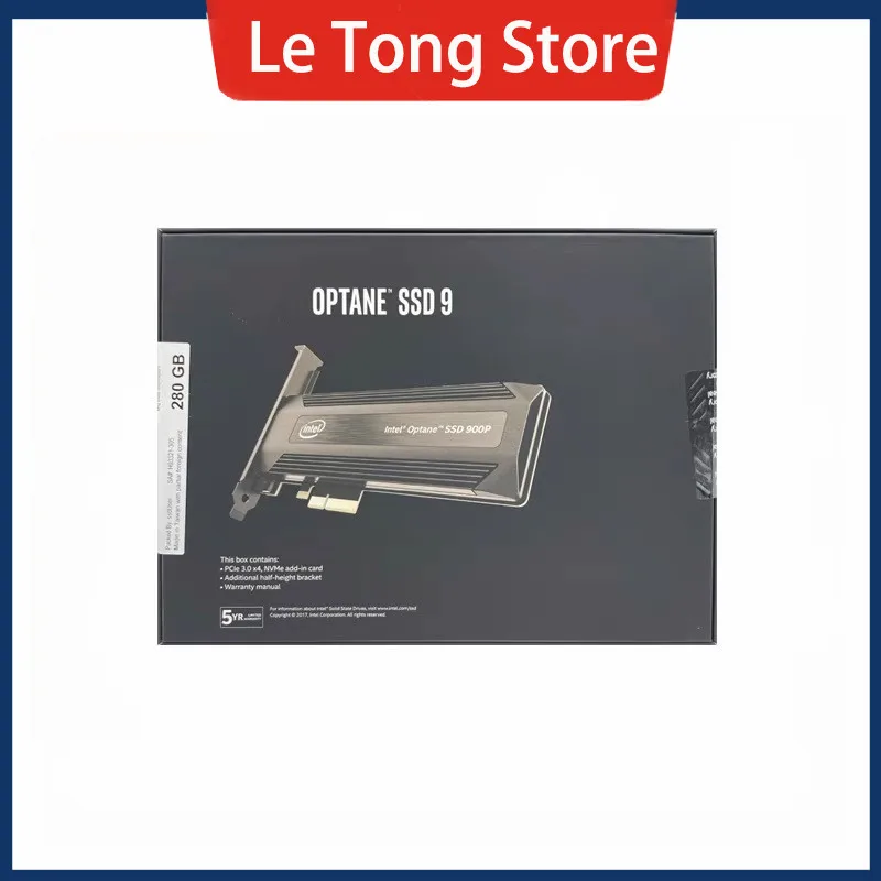 Brand new Original For Inter Optane 900p 280G PCI-E AIC HHHL Plug-in NVME solid State SSD NEW SSDPED1D280GGAX1