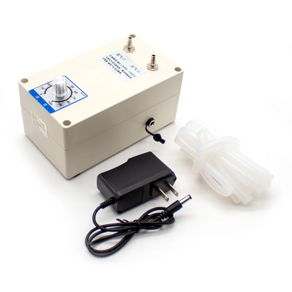 DC 12V Vacuum Pump 3-18L/MIN Adjustable Air Pump Built-In Lithium Battery Portable Pressure Pump with 2M Silicone Tube