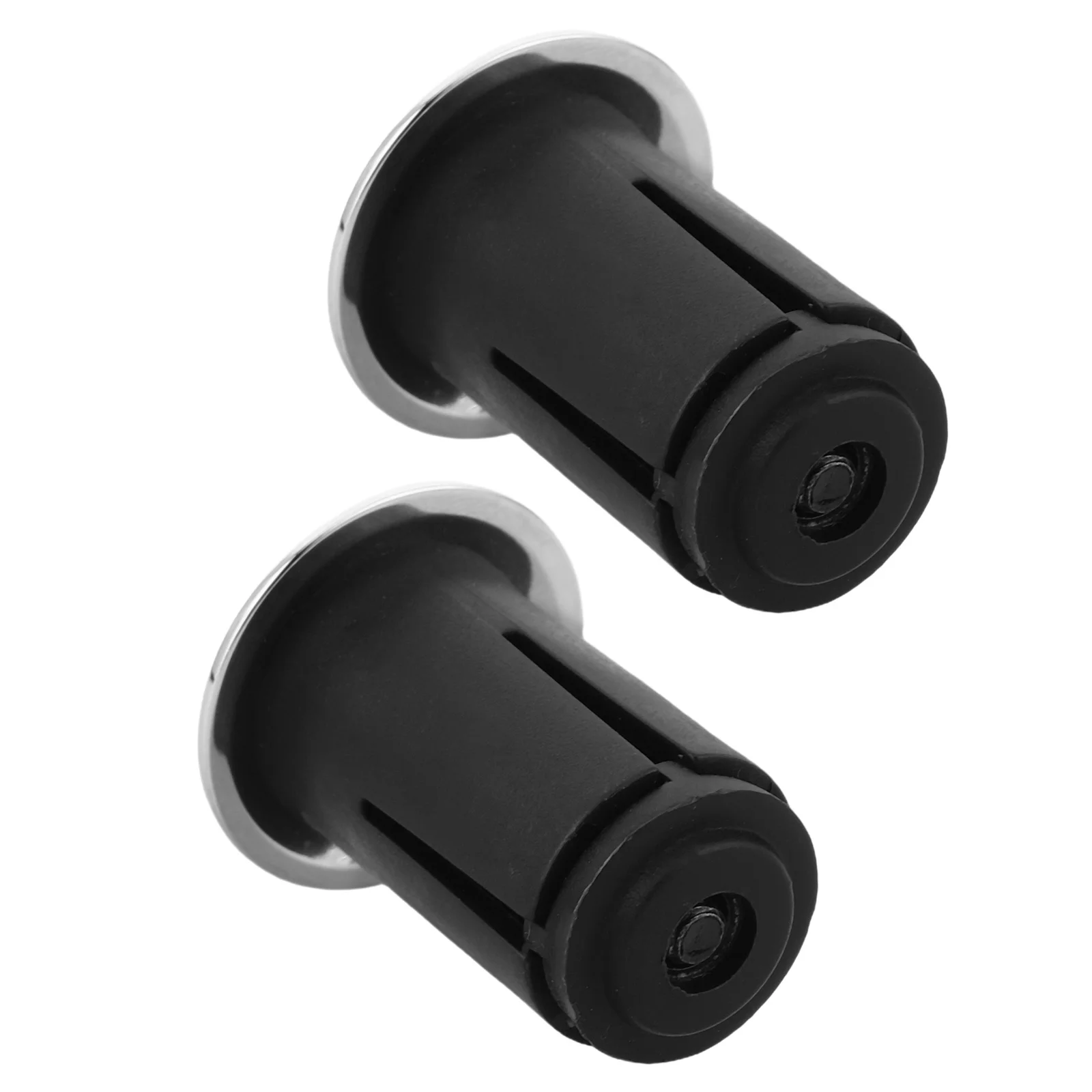 2Pcs Lightweight Aluminum Bicycle Bar End Plugs Universal Fit for Road Mountain and City Bikes Silver Mountain Bike Plugs