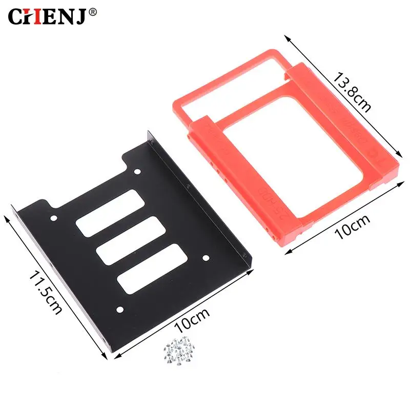 2.5 Inch SSD HDD To 3.5 Inch Metal Mounting Adapter Bracket Dock Screw Hard Drive Holder For PC Hard Drive Enclosure HDD Bracket