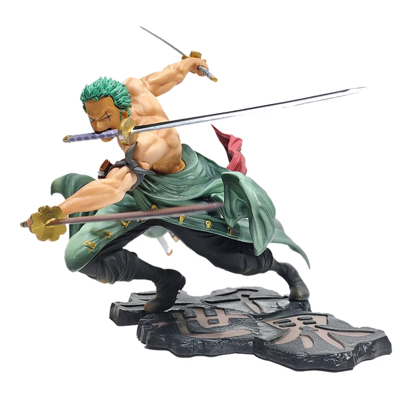 Figurka Anime One Piece Luffy GK Roronoa Zoro Trzy-mieczowy Sa-maximum Manga Anime Statua Figurka Kolekcjonerska Model Zabawka — zdjęcie 6