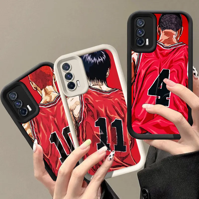 Anime SLAM DUNK Phone Case For VIVO V30 X80 X90 X100 Pro V29E V30E V40 Y75 Y78 Y100 5G Y02 Y17 Y22 Y76 S Y03 Y21 Y27 Y28 Y35