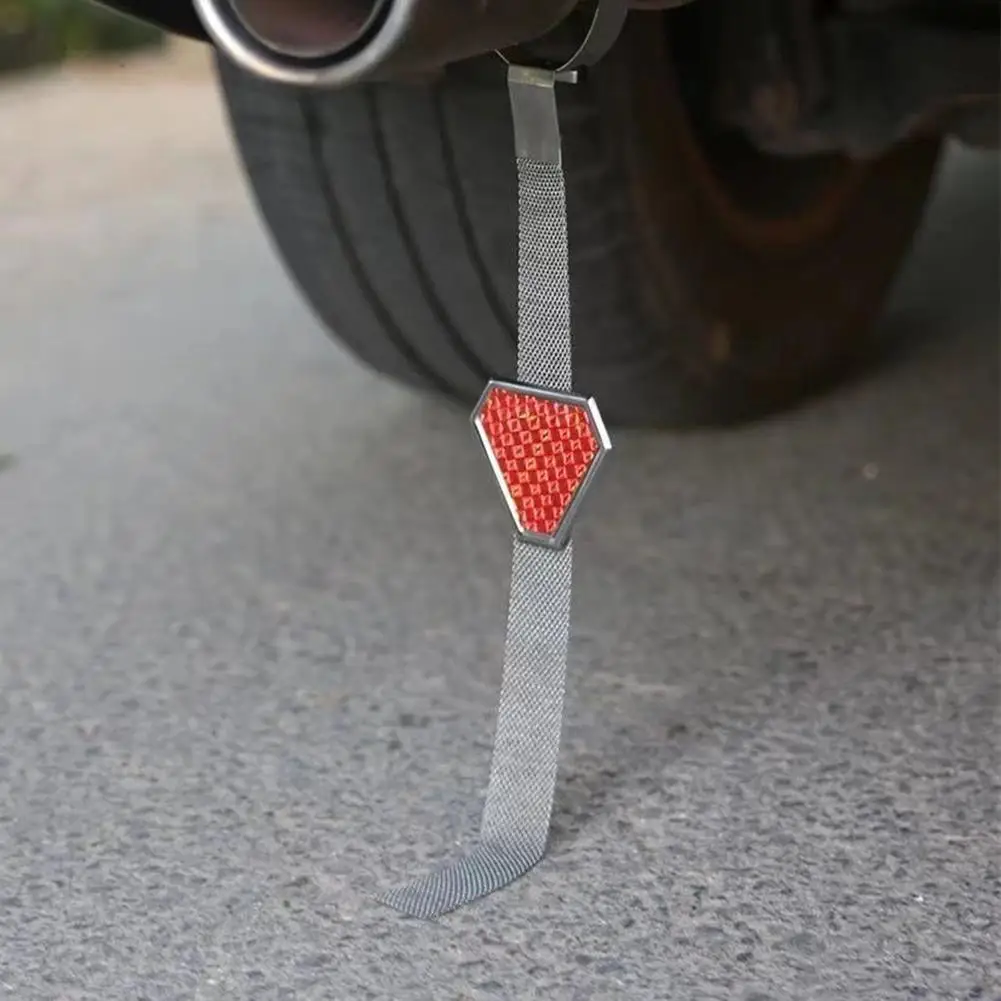 

Car Anti Static Strap Night Driving Safety Warning Strap Auto Electrostatic Canceller Cars Accessories Belt Reflective Grou X7U0