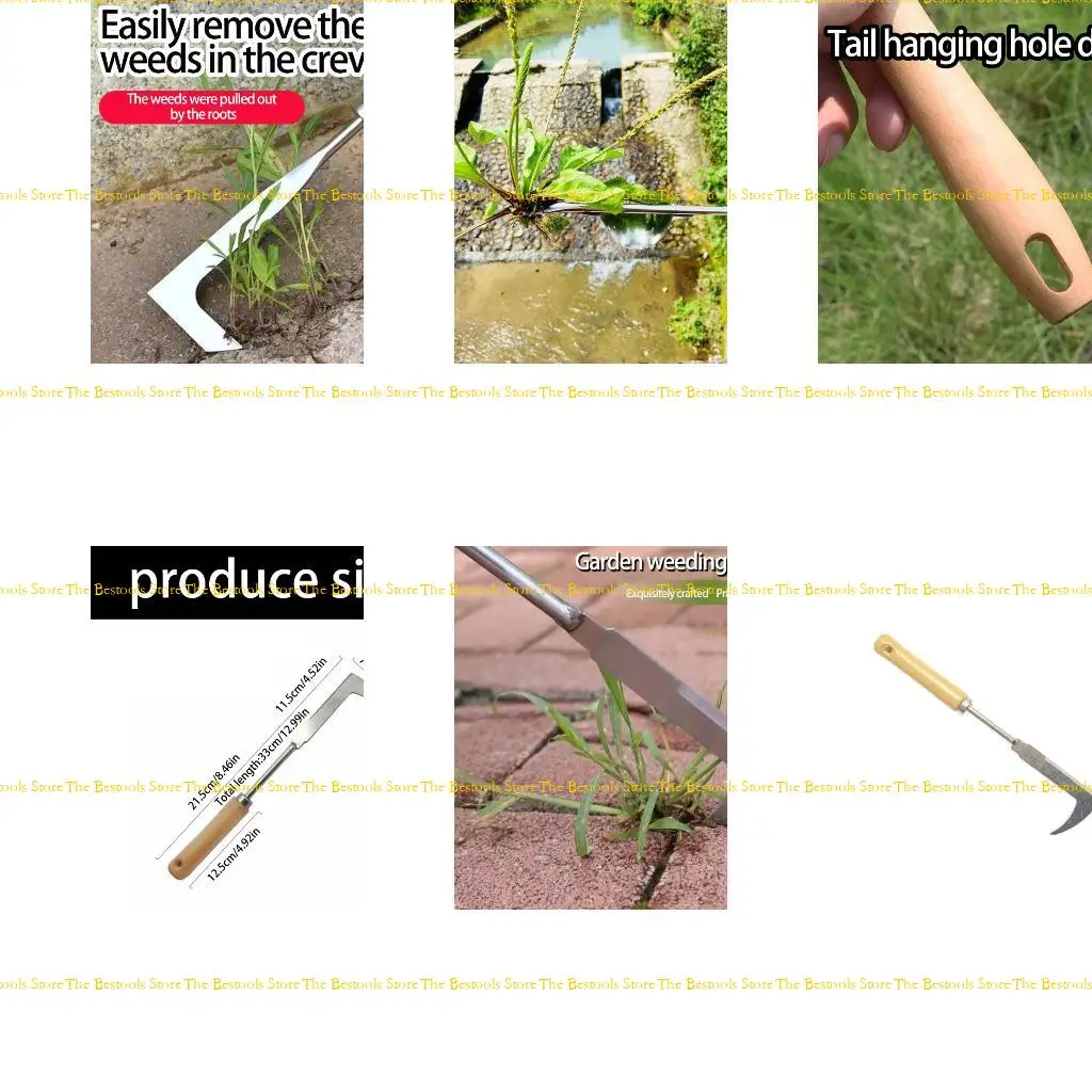 

12PF Manganese Steel Gardens weeder Long Handle Design For Effortless Control