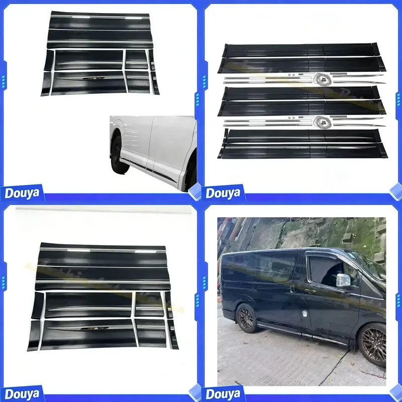 HIACE HOME Use for Hiace 2020-2024 Hiace300 Granvia commuter Side Skirt Body Kit