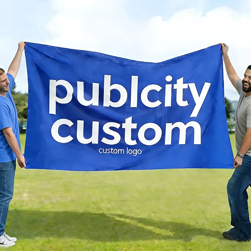 1pc  Custom Publicity Banner Flag for Events, Outdoor Promotional Custom Printed Advertisement Flag