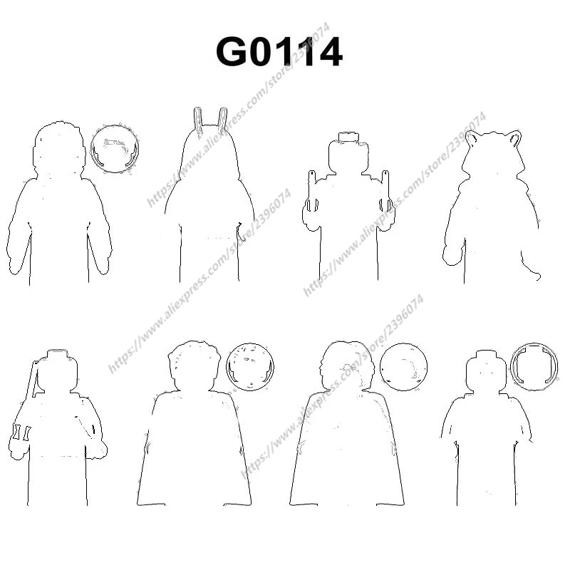 

1 шт. фигурки, строительные блоки, игрушки серии G0114 GH0105 GH0106 GH0107 GH0108 GH0109 GH0110 GH0111 GH0112