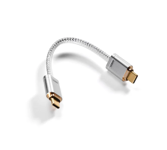 كابل بيانات ddHiFi جديد تمامًا TC09S Type-C إلى Type-C OTG HIFI ثنائي التدريع فك إشارة الصوت