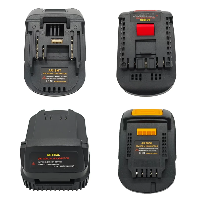 

For Aeg/RidGid 18V Lithium Batteries Converting To for Makita/Dewalt/Bosch/Milwaukee 18V 20V Battery Power Tools Battery Adapter