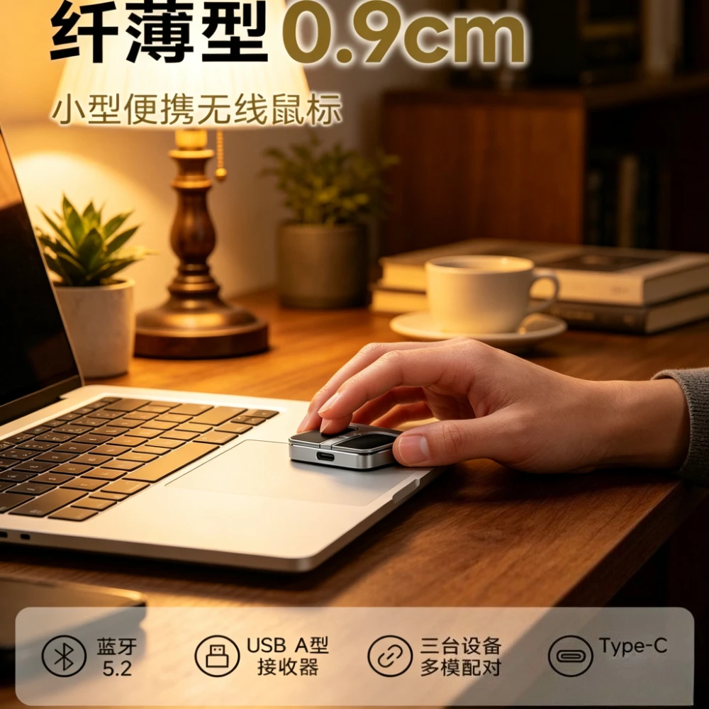 Wireless Bluetooth Mouse Customized for SANWA Dual Mode Mini Mouse Portable Mute Universal Mechanical Keyboard Accessories