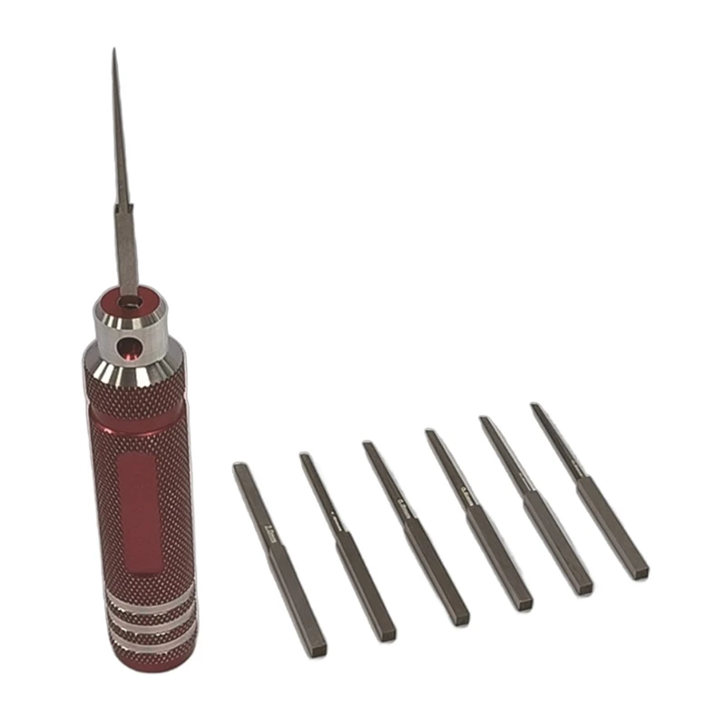 Cinceles para herramientas corte Hobby Line Scriber Line tallados en resina con cuchillo 7 0,1-2,0mm