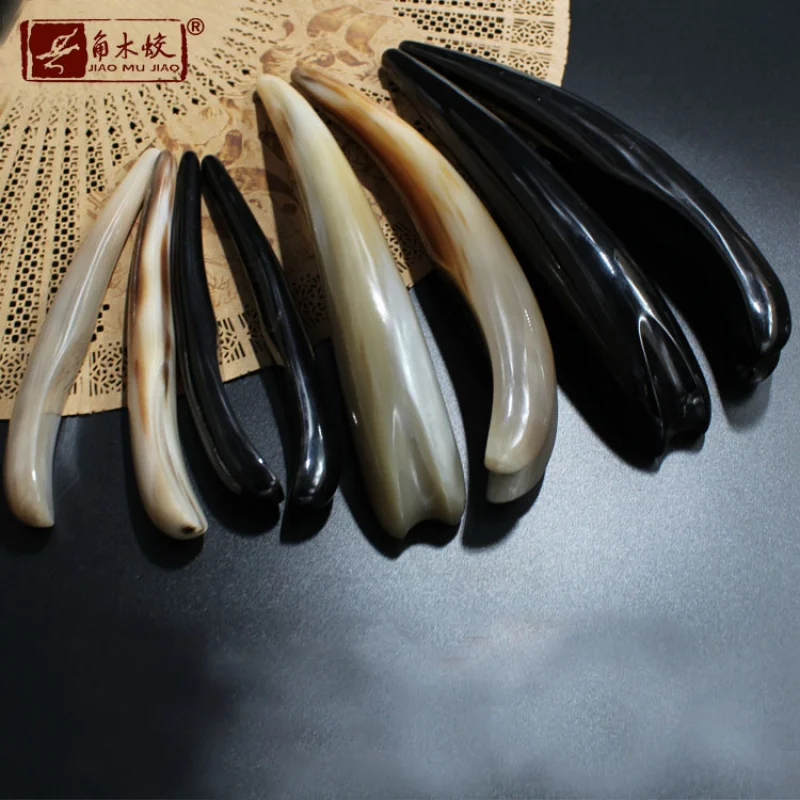 Horned Yak Horn Massage Stick Acupoint Beauty Stick Design