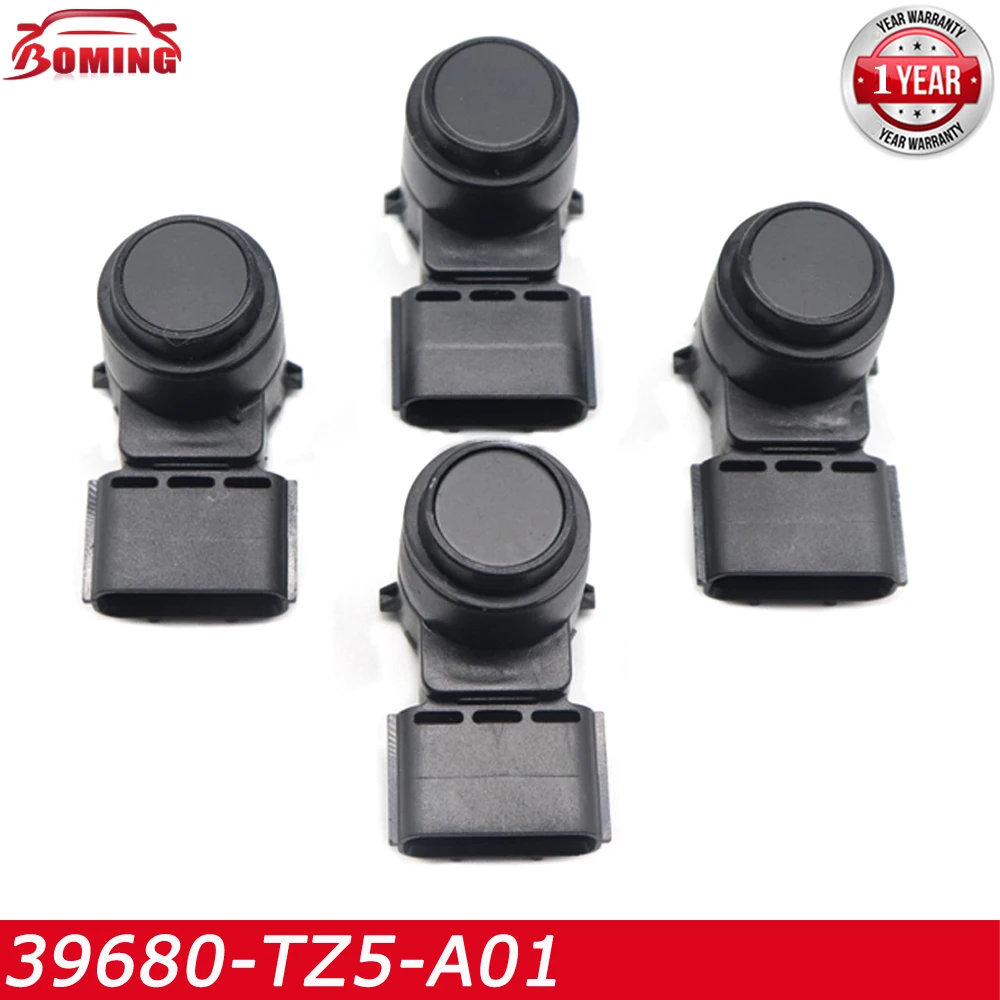 4pcs/lot Car Black PDC Parking Bumper Reversing Sensor 39680-TZ5-A01 For ACURA MDX RLX TLX HONDA PILOT 39680-TZ5A01ZZ AC1078100