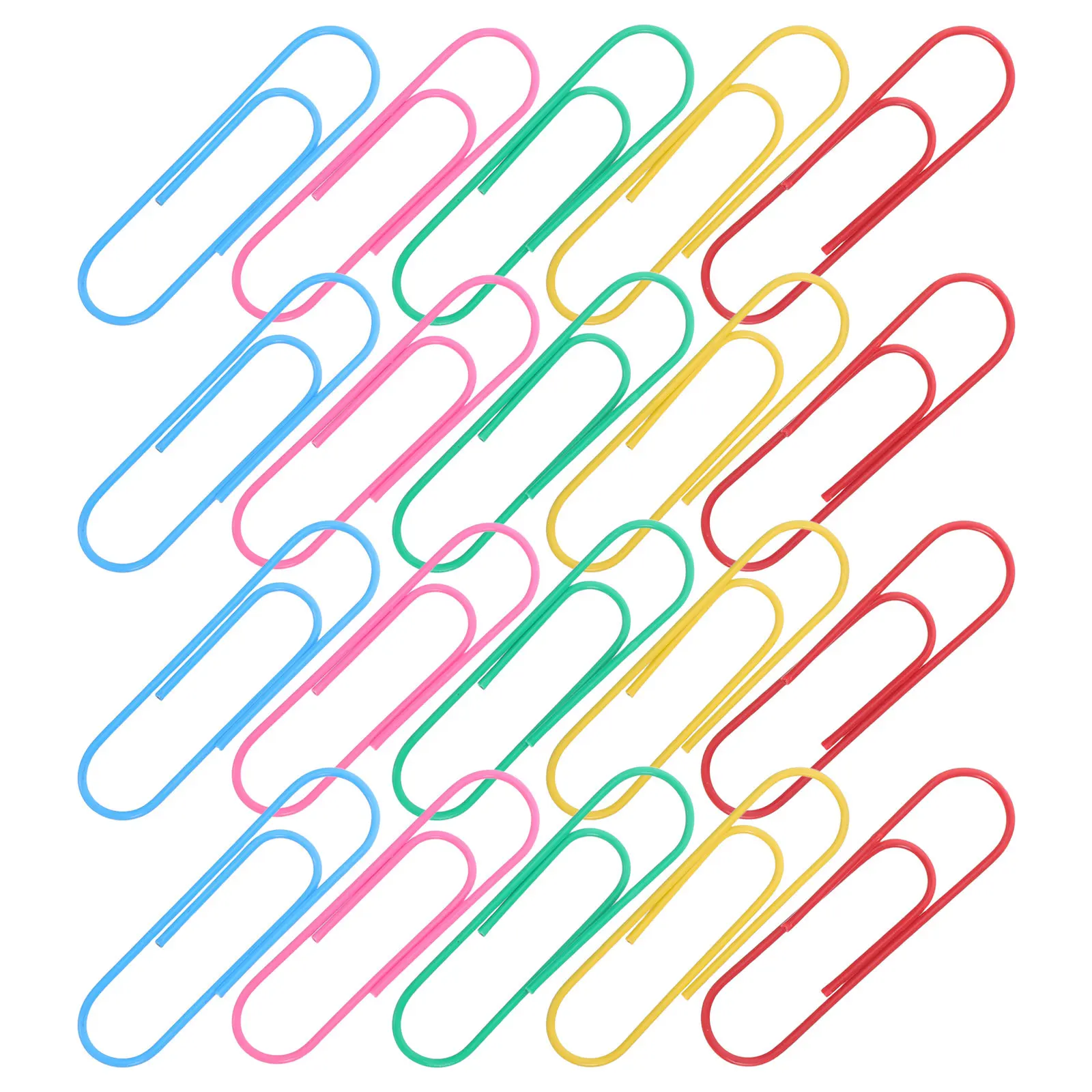 100PCS Heavy Duty Metal Paper Clips 10cm Large Colorful Office School Home Document Organizers