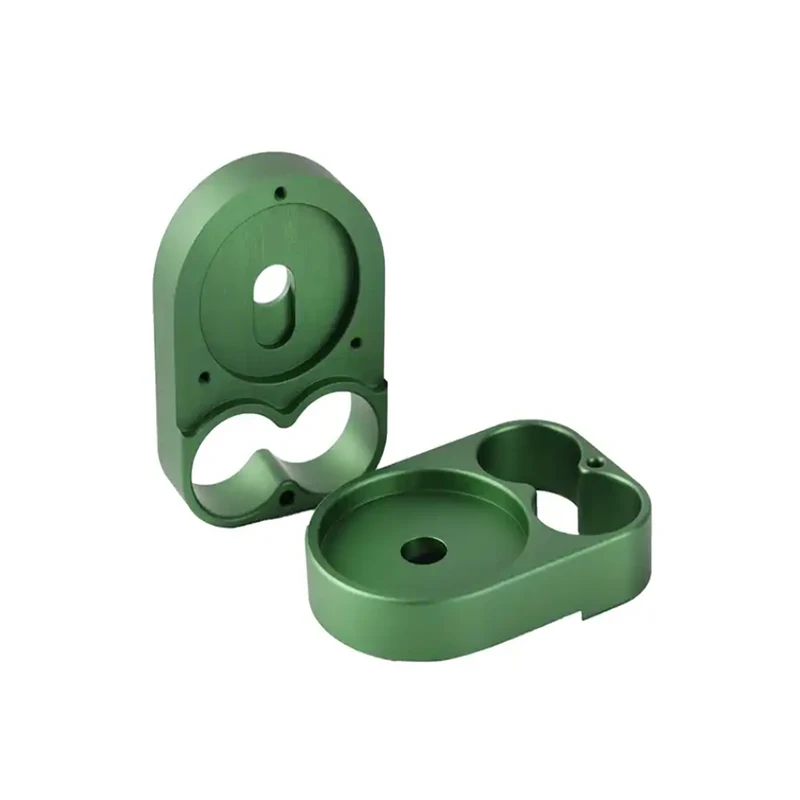 Custom CNC machined blue anodized aluminum alloy fixing bracket Equipment connection frame Special-shaped mounting fixtures