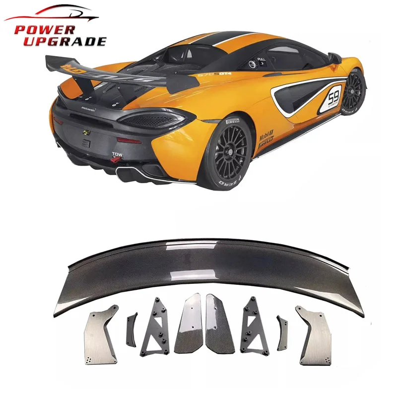 

GT4 Style Carbon Fiber Rear Spoiler Wing for Mclaren 570s 570gt 540c Body Kit