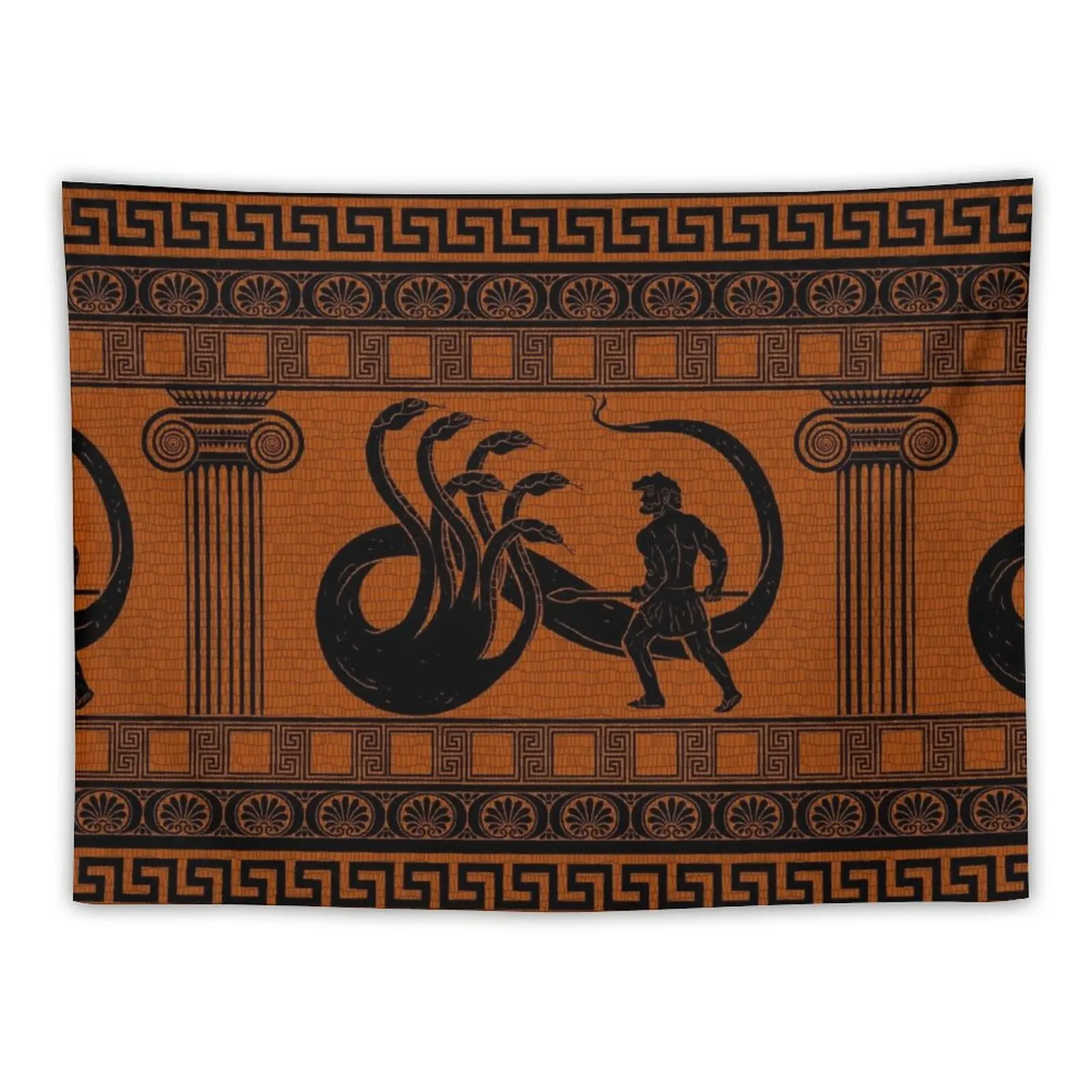 

Hercules vs Hydra Tapestry Outdoor Decor Wall Hanging Wall Home Decorators Tapestry