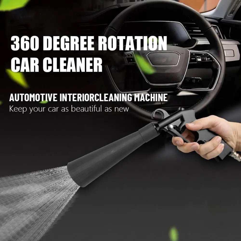 Air Pressure Car Blower Dry Cleaning Blower Automotive Dry Cleaner Car Air Blower Works with Air Compressor Interior Cleaner