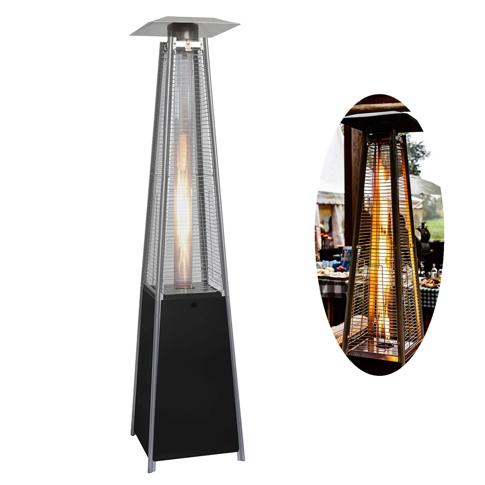 

Outdoor infrared glass tube gas heater quadrilateral glass tube gas heater black,CE GARDENSUN 13000W with CE AGA ISO