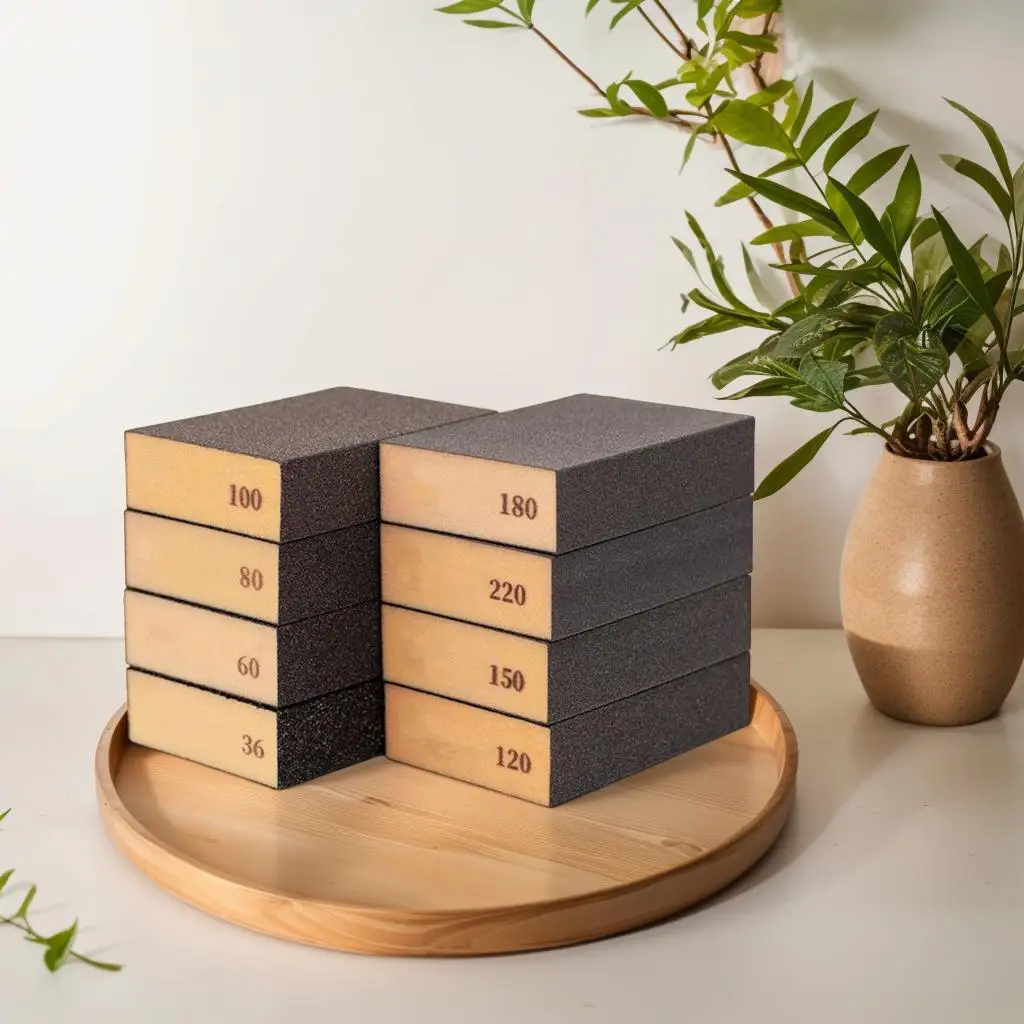 

1pc Sanding Sponge Block Grit 36-220 Wall Grinding Sponge Sand Block Sandpaper Polished Sanding Disc For Wood Metal Polishing