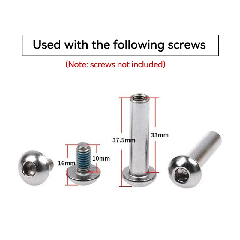 Bke Oil Spring Shock Absorber Mountain Bike Rear Shock Absorber Aluminium Alloy MTB Rear Absorber Suspension Screws Kit 190x55mm