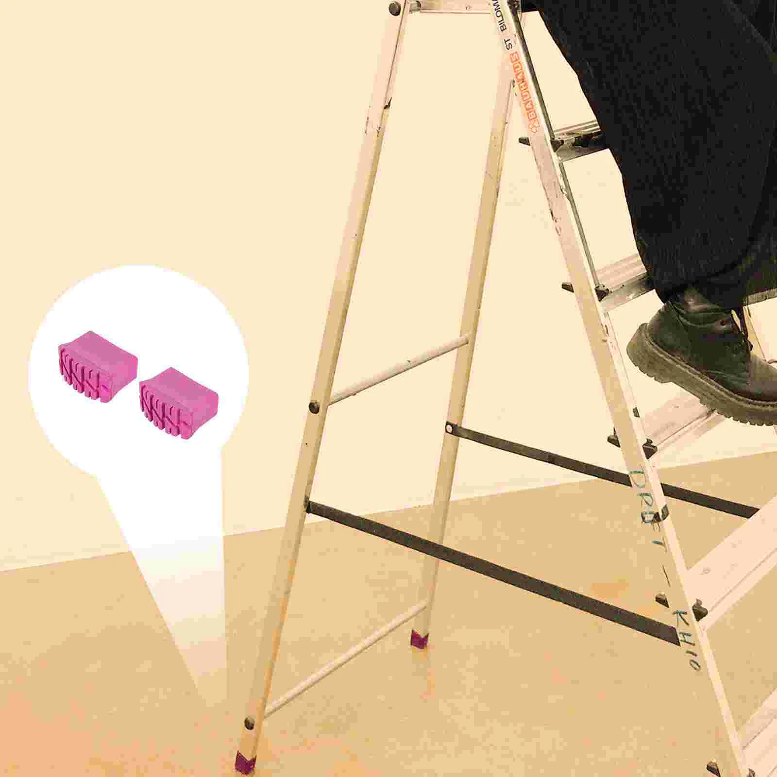 Ladder Feet Cover Leg Protector Cushion Covers Hardwood Step Extension Chair Table Pad Furniture Rubber Caps Pads Mat Floor