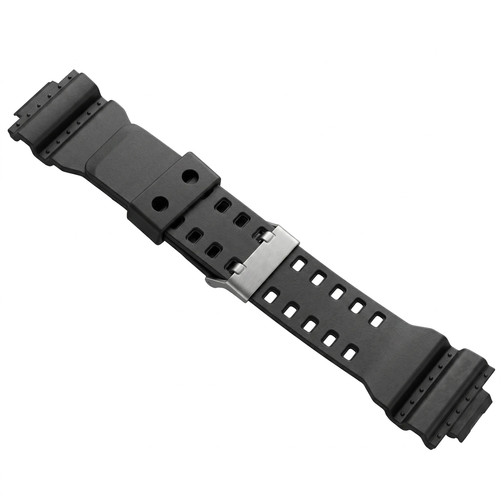 16mm Silicone Rubber Watch Band Strap for G Shock GD-100 G-8900 Replacement Black Waterproof Accessories